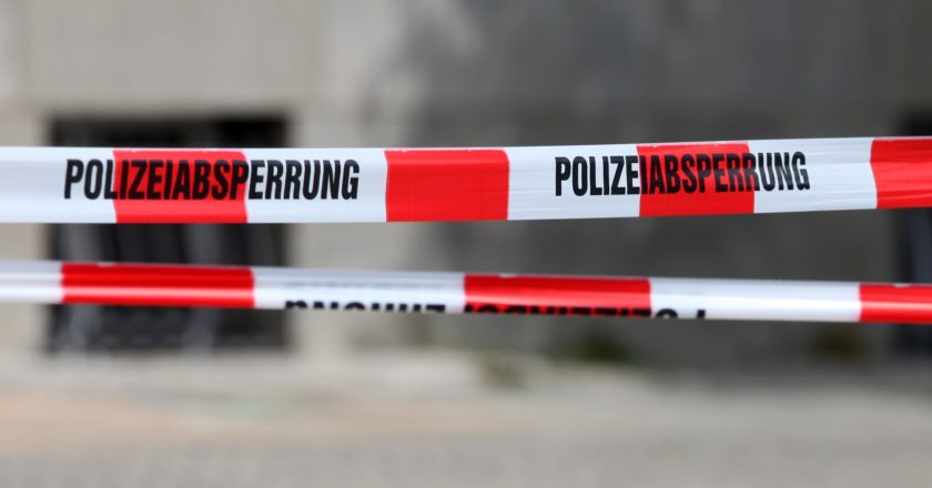 Polizeiabsperrung