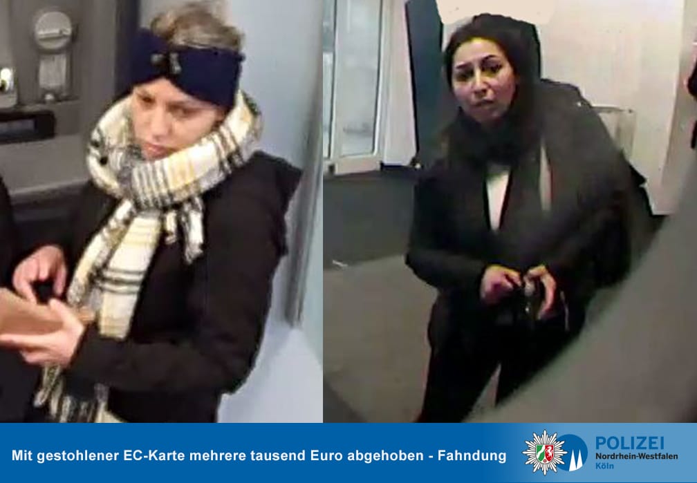 Öffentlichkeitsfahndung köln, Öffentlichkeitsfahndung – Mit gestohlener EC-Karte mehrere tausend Euro abgehoben, City-News.de