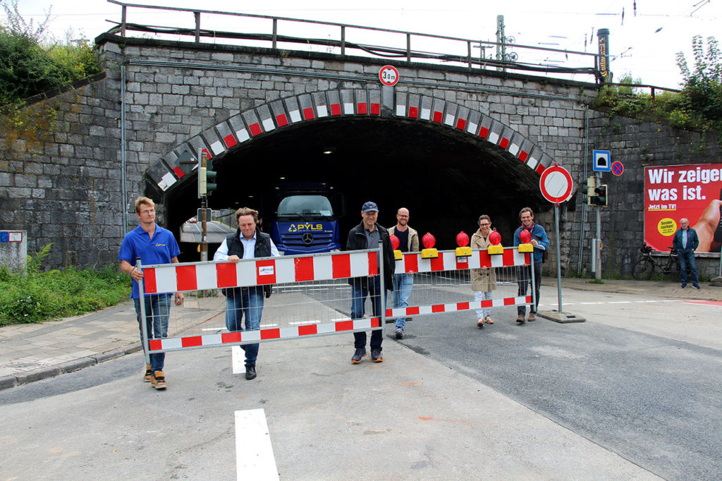 Tunnel Hüttenstraße: Für den Verkehr wieder freigegeben