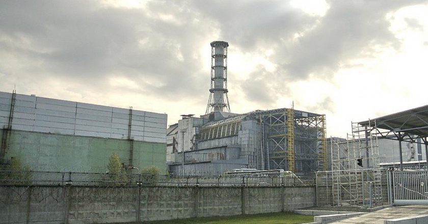 Reaktor Nummer 4 in Tschernobyl im Jahr 2007
