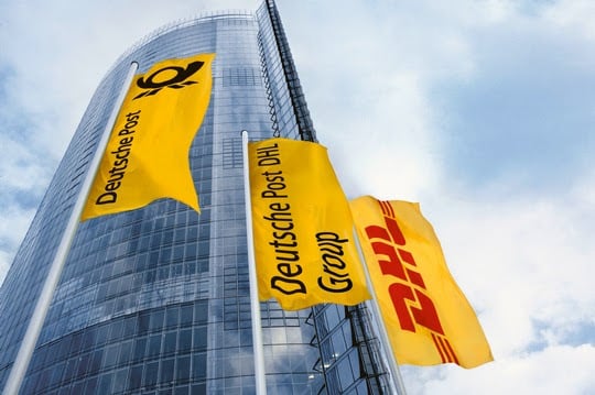 Auf dem Foto sehen Sie das DHL - Deutsche Post Gebäude in Bonn