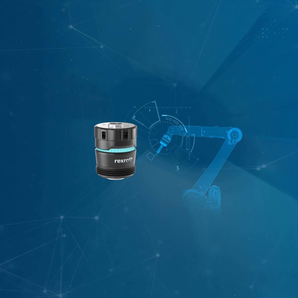 Auf dem Foto sehen SIe einen Smart Flex Effector von Bosch Rexroth
