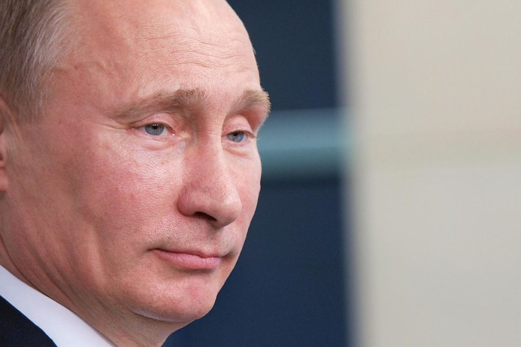 Das Foto zeigt Wladimir Putin