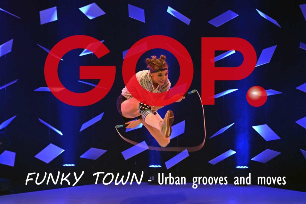 Das Foto zeigt die GOP Show FunkyTown mit Tori Boggs