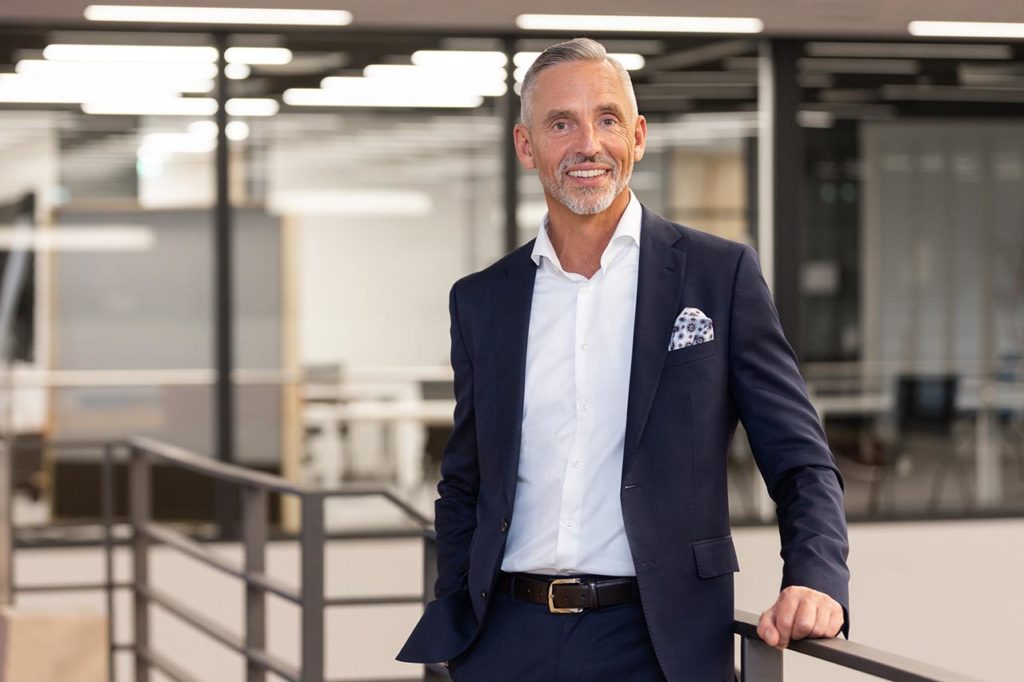 Das Foto zeigt Steffen Winkler, Vertriebsleitung Business Unit Automation & Electrification Solutions, Bosch Rexroth AG