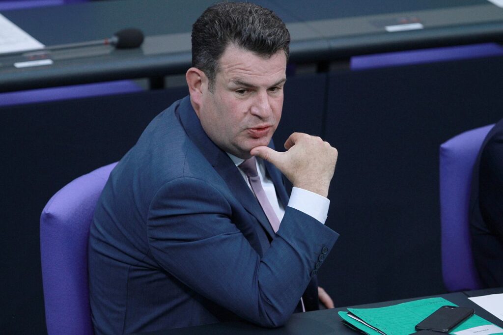 Das Fot zeigt Bundesarbeitsminister der SPD Hubertus Heil