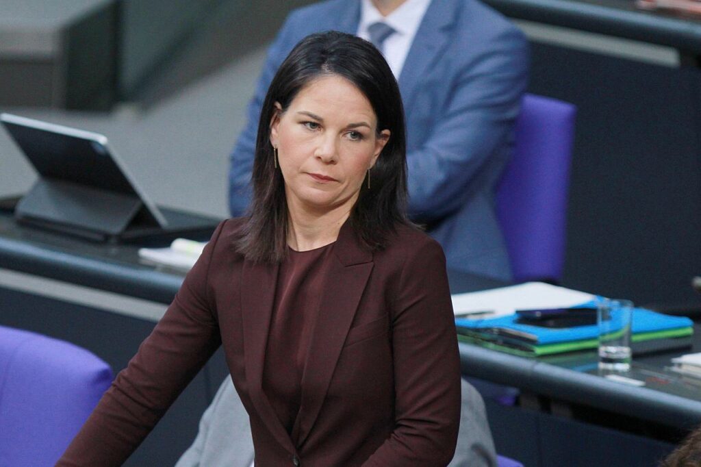Das Foto zeigt Annalena Baerbock am 10.04.2024