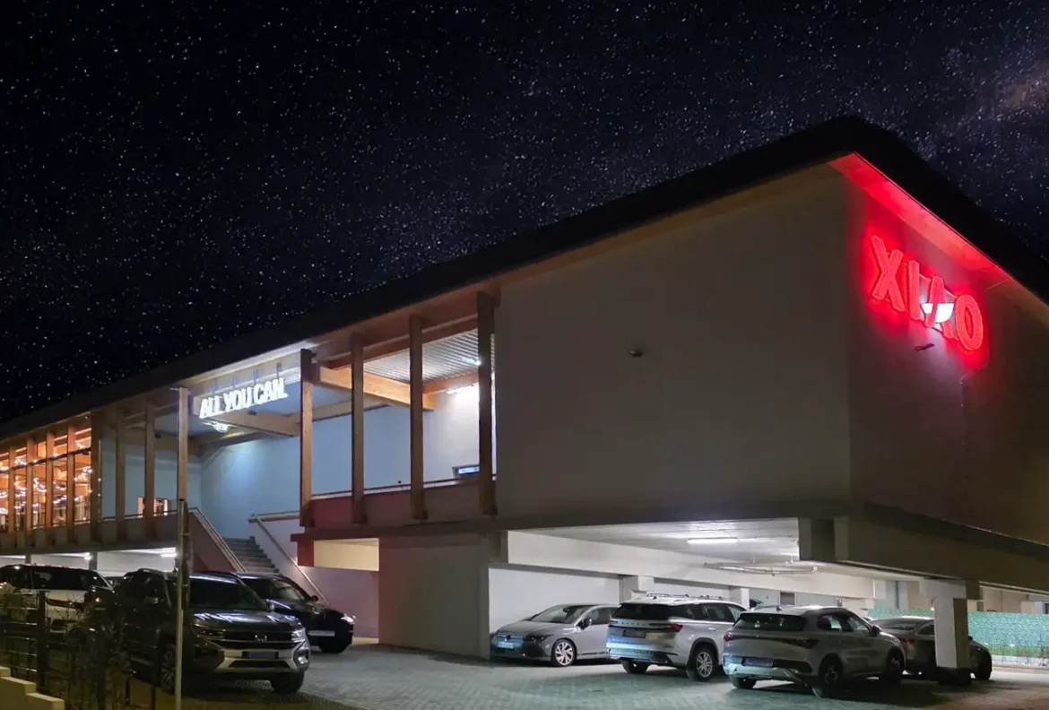 Neubau des XIAO – ALL YOU CAN Restaurants in Troisdorf am 25.02.2026,